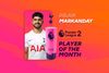 PL2 Player of the Month winner